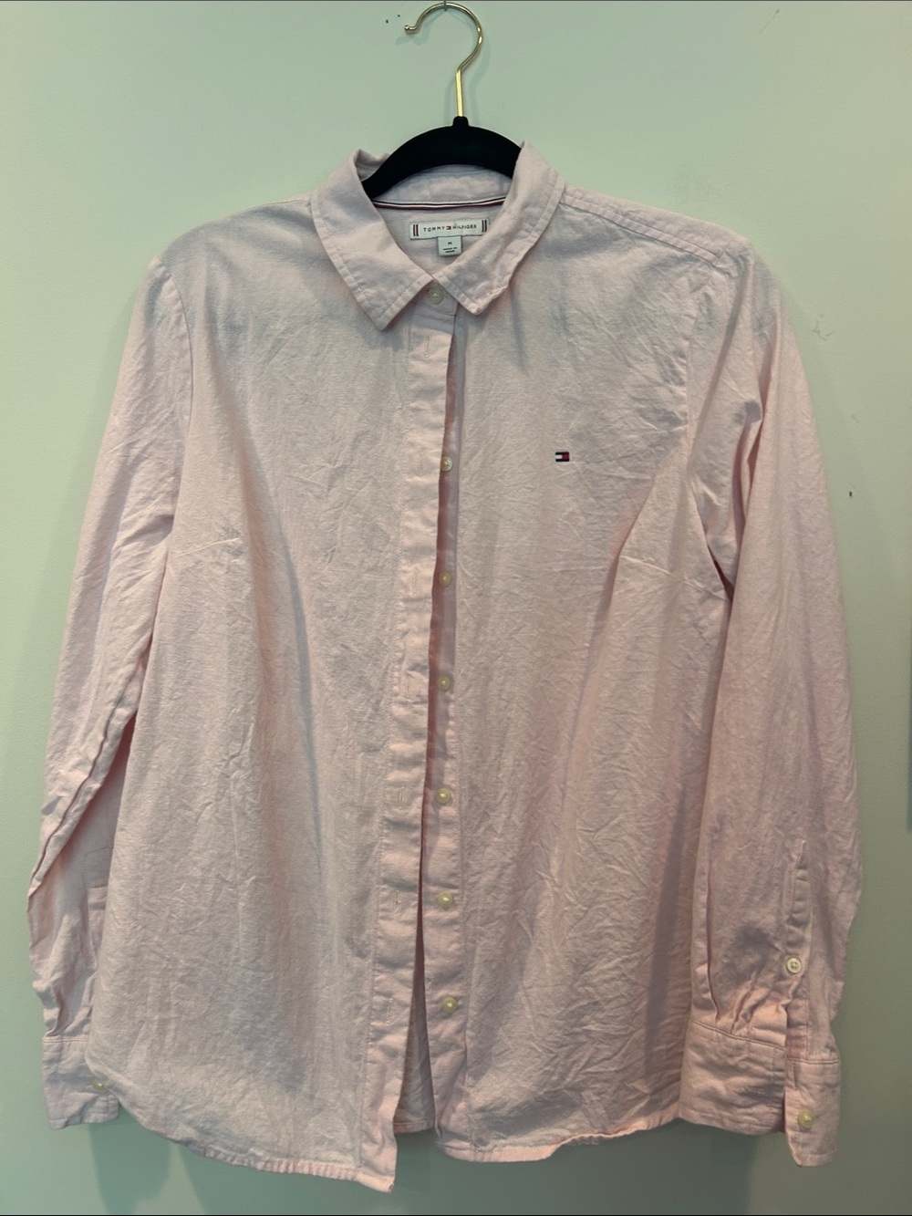 Tommy Hilfiger Pale Pink Button-Down Shirt